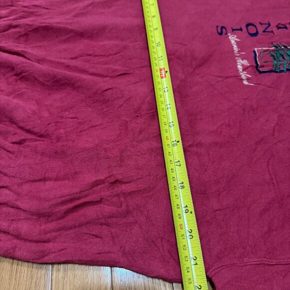 Vintage Time Square Sportswear Illinois Embroidered Sweatshirt Size - XL - Picture 5 of 8